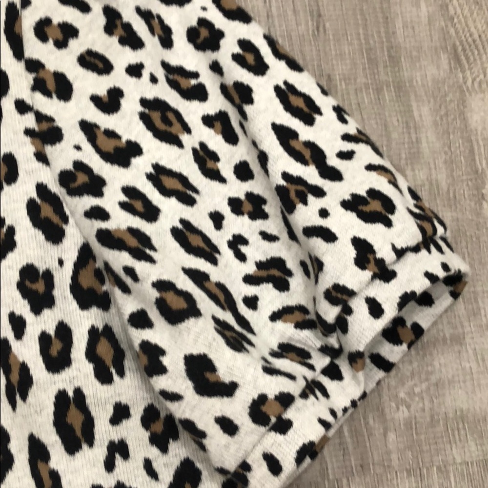 loft leopard print blouse